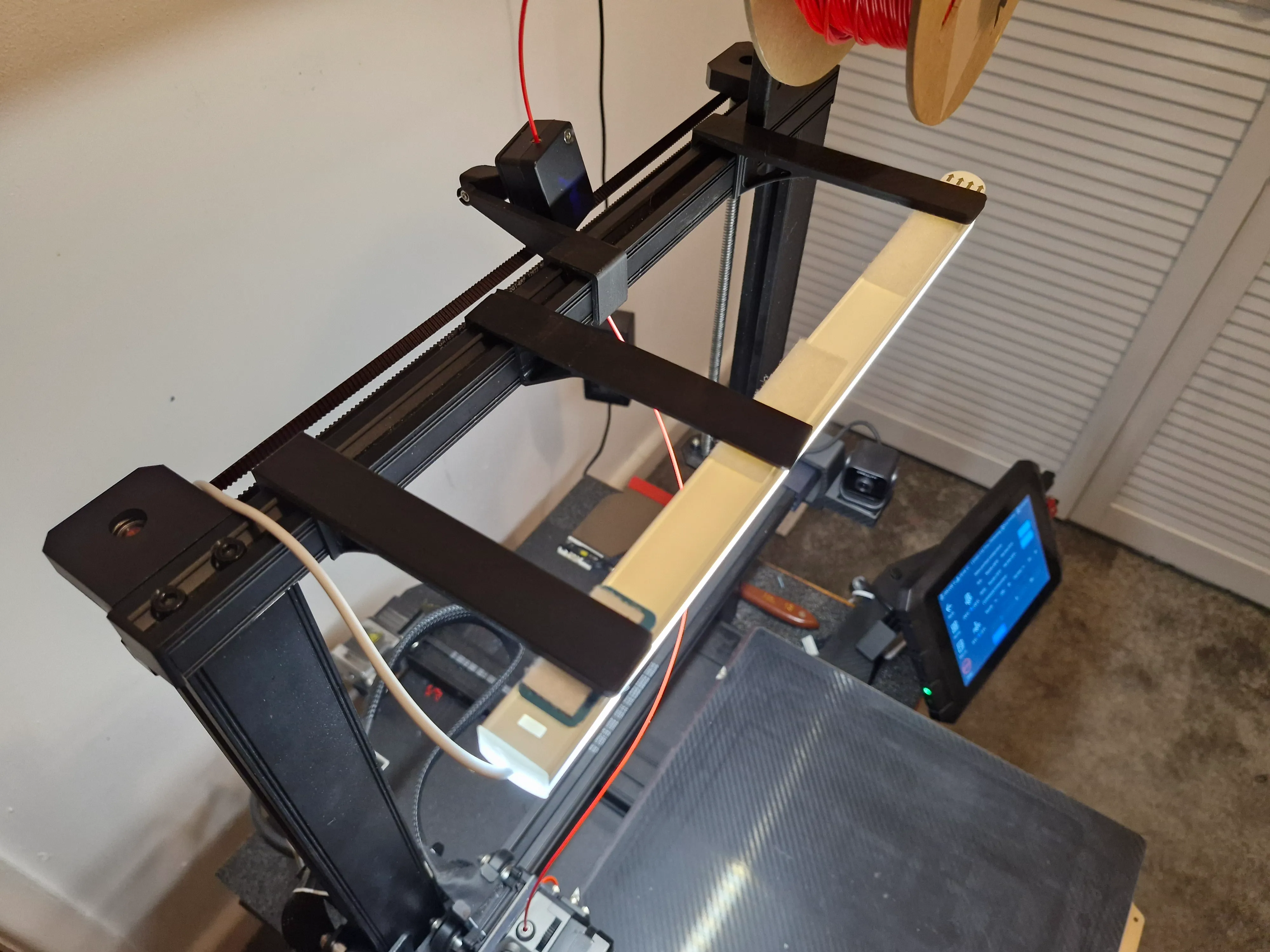 Ender 3 S1 LED Light Bar Brackets v2