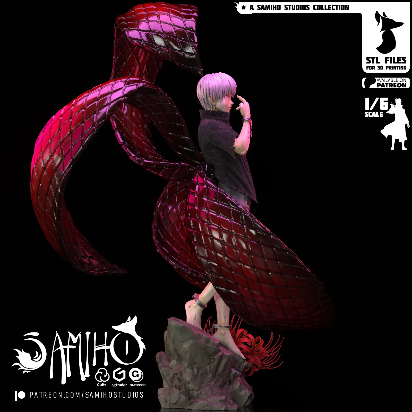 Samiho Studios - Kaneki Ken: STLs ready for printing