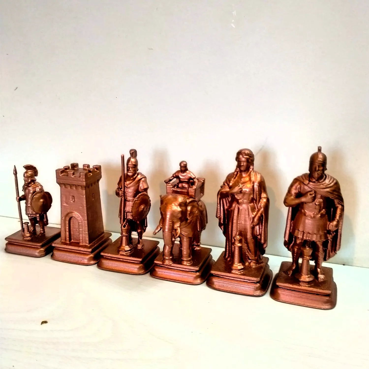 Roman vs Carthage, Historical Chess Set, 3D Printable STL-2