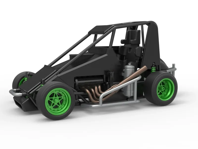 Pavement Midget car Scale 1:25