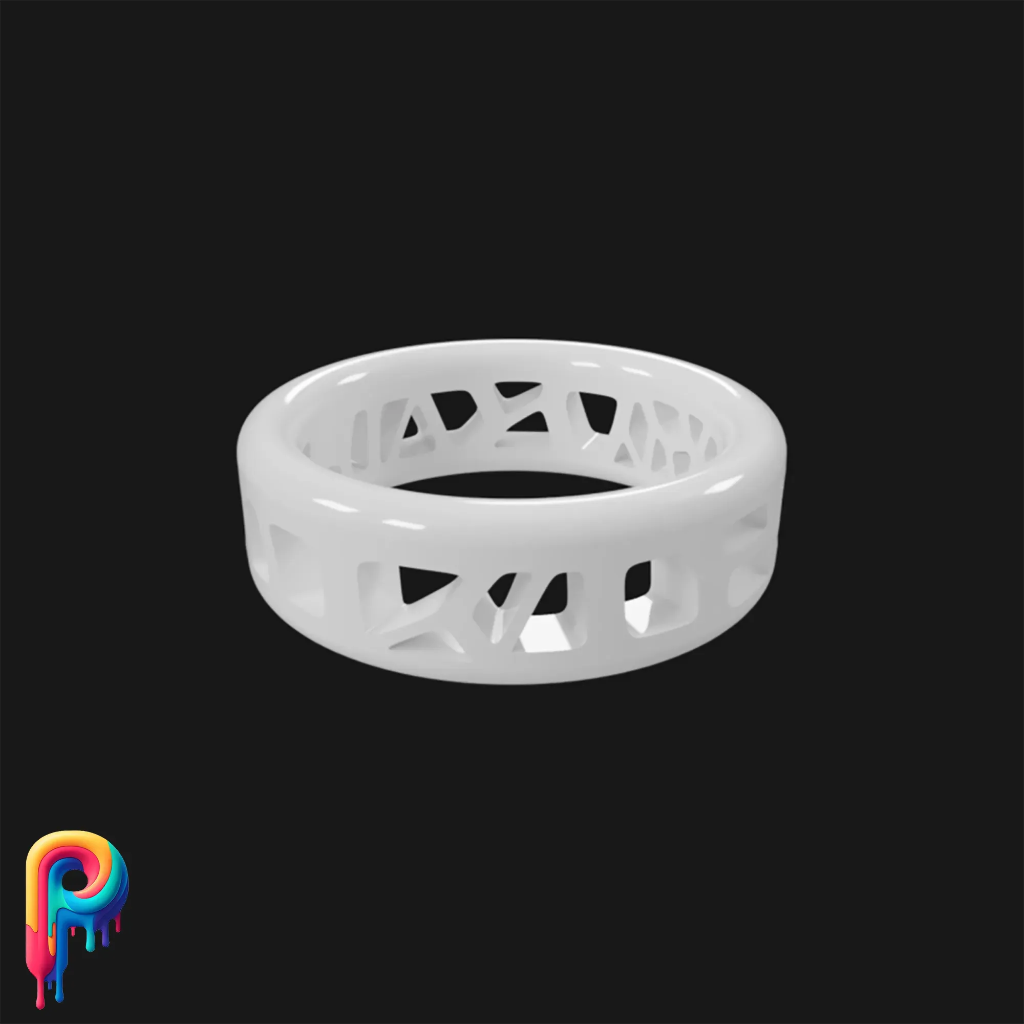 Voronoi Ring by Polymeria