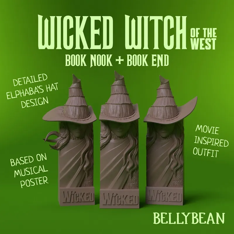 Wicked Witch of The West I Bookend + Booknook I Accessories