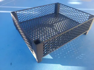 Stackable Hex Grid Storage Box