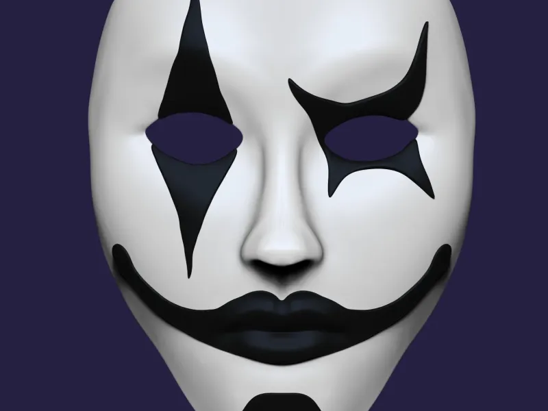Mask Circus Clown