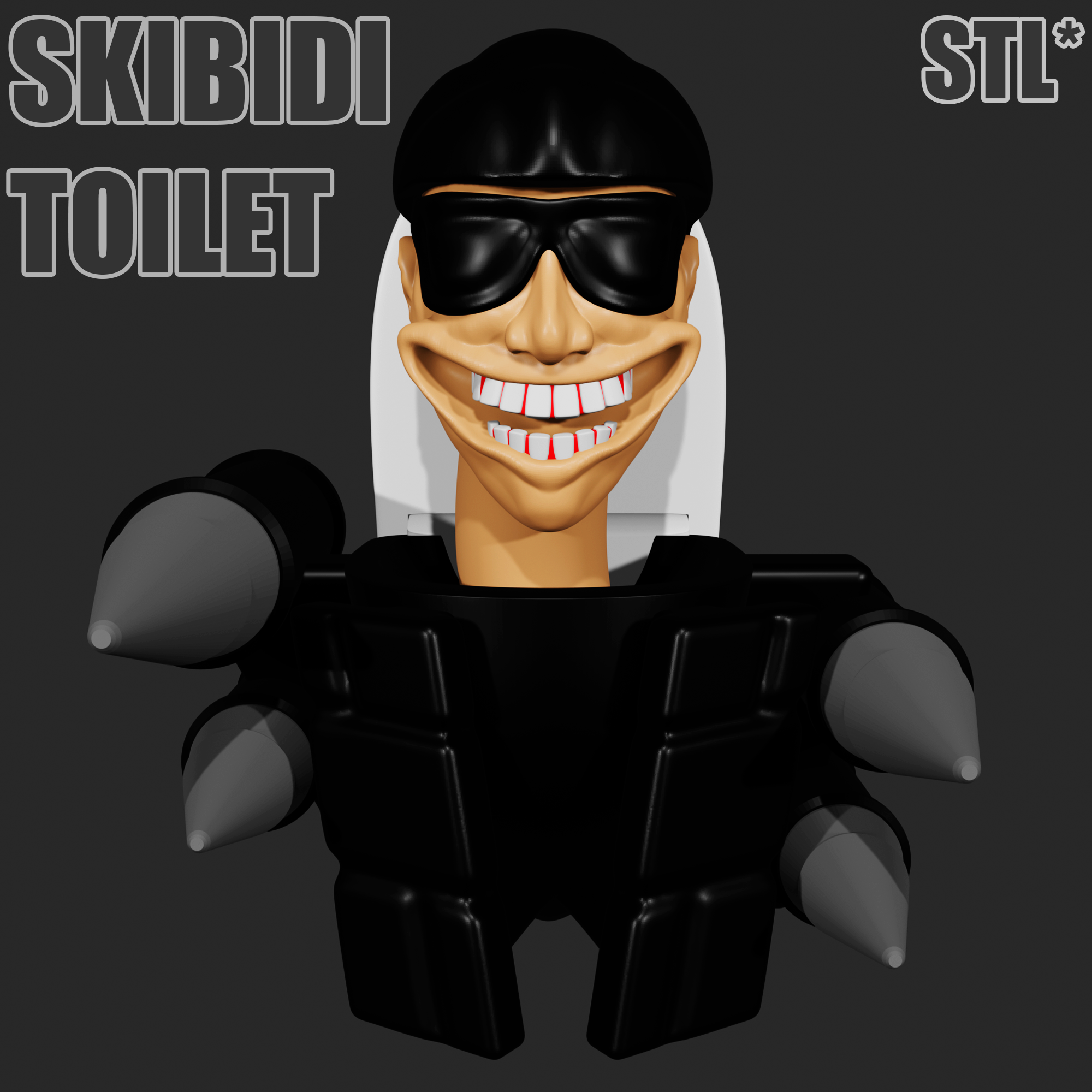 SKIBIDI TOILET G-MAN G-TOILET, 3D models download