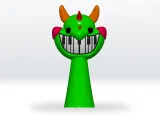 Sprunki Aurelia 3d Model Acid,Mer Bear,Pianosaurus,STL file-5