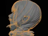 Bust Decoration Dice Tower "Ahegao"-4