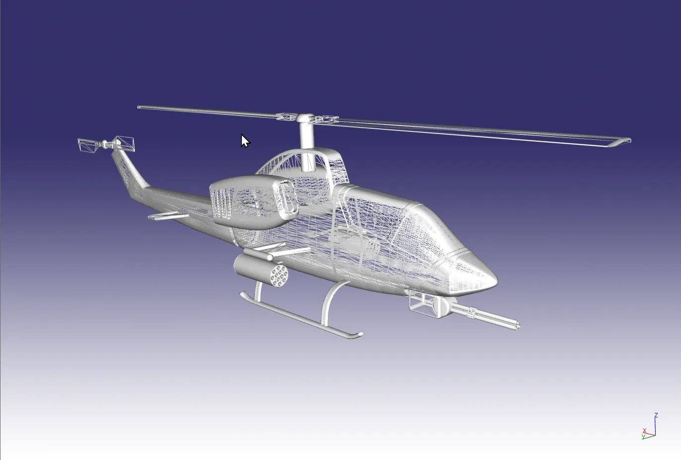 Cobra helicopter redesigned