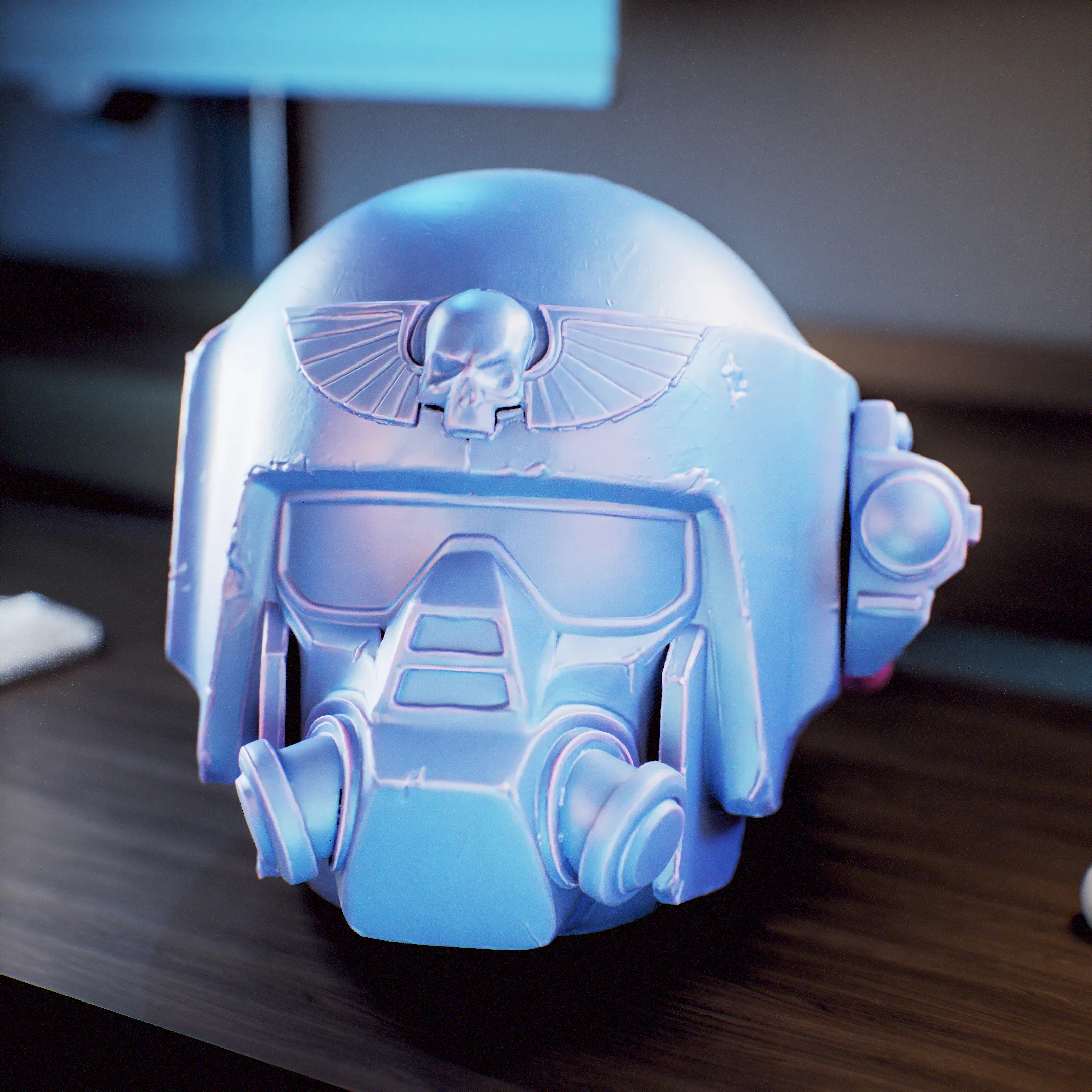Space Marine Helmet - Astra Militarum - Casco Warhammer