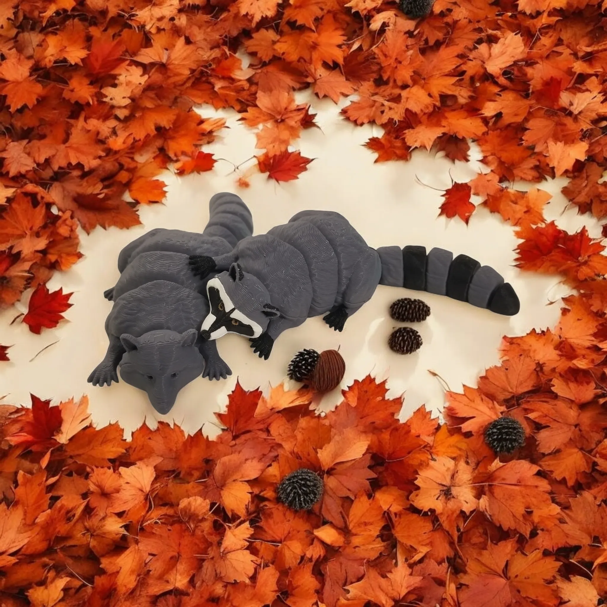 Lazy Raccoon Flexi (Multicolor 3mf included)