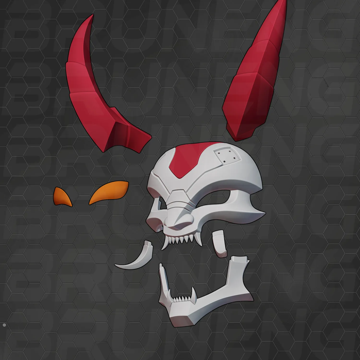 Blood Moon Thresh Cosplay Mask - League of Legends Wild Rift