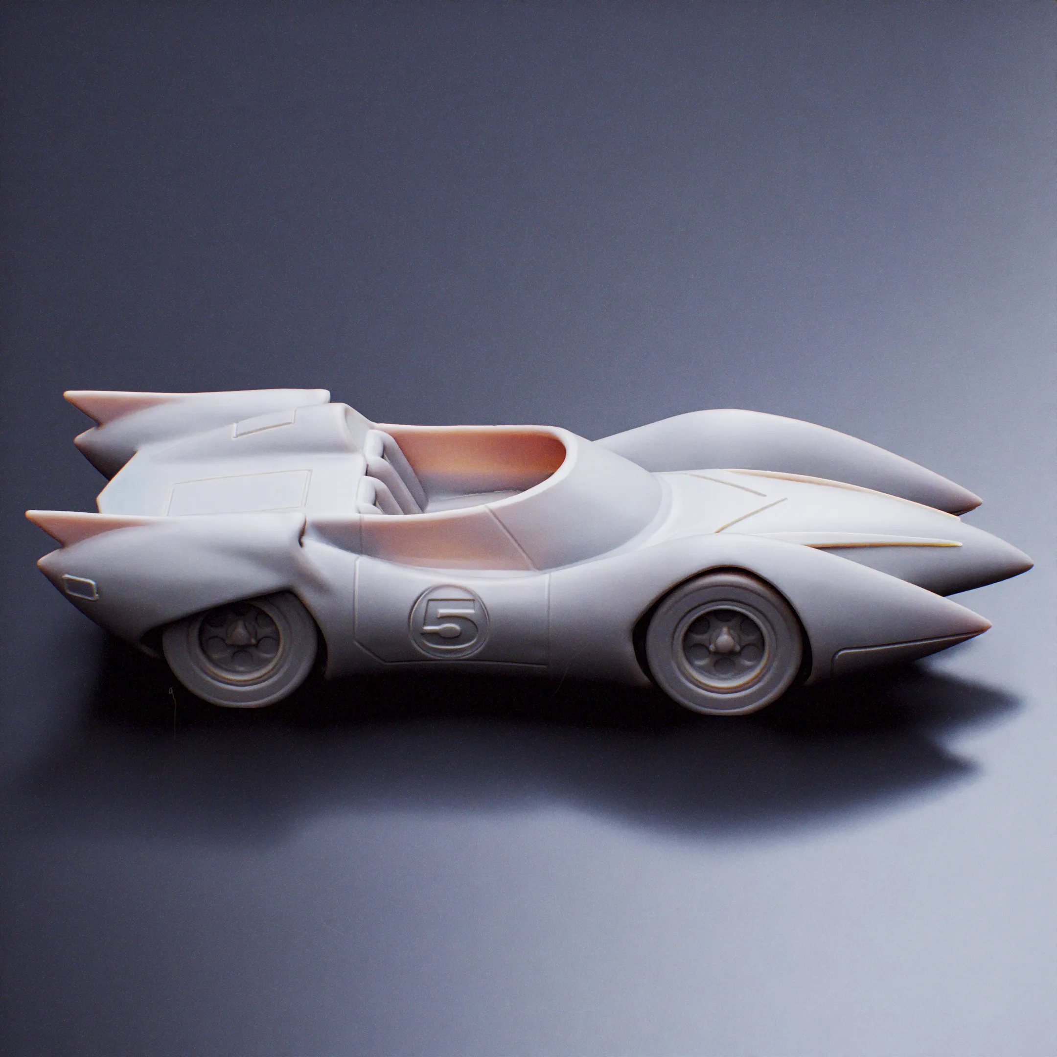 Mach 5 - Speed Racer Car - Print by parts