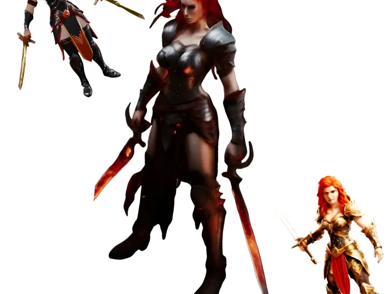 Flameblade Warrior
