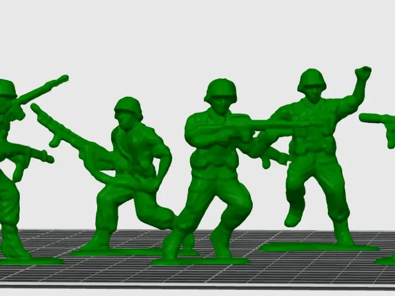 Modern Army men US army Gulf War