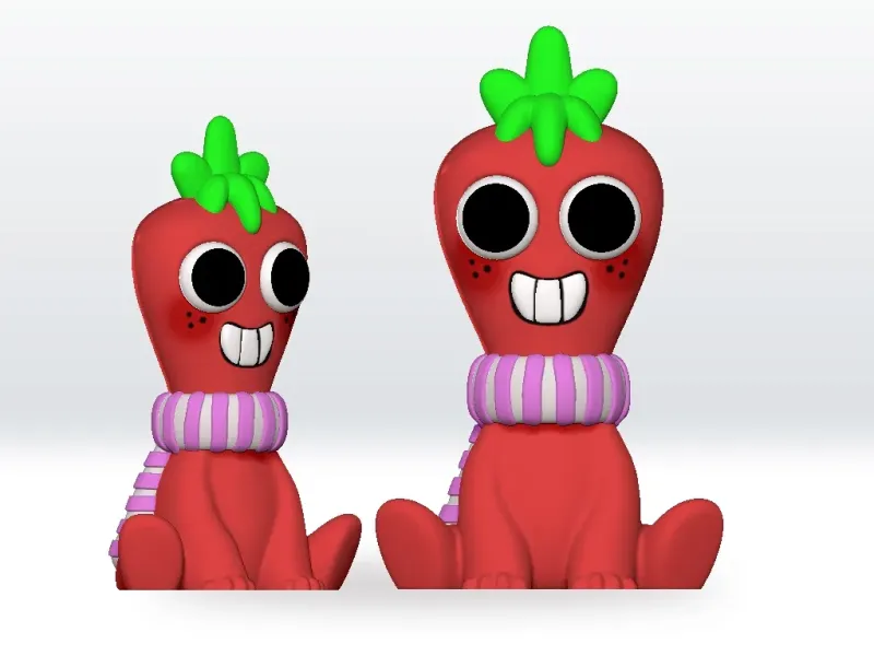 Dandy Sprout STL file 3D Model Dandys World STL 3D Fanart