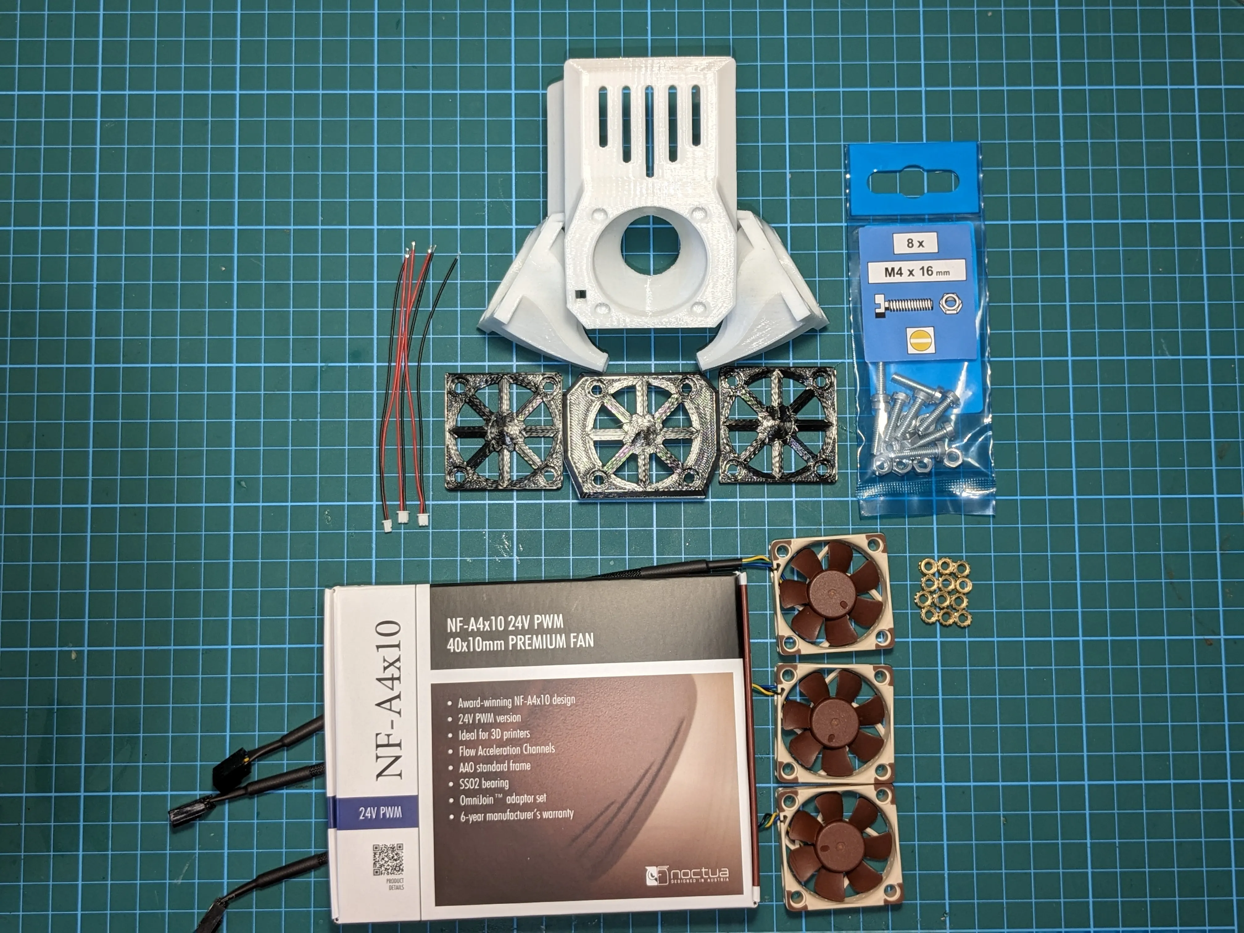 ENDER 3 V3 KE AXIAL FANS HOTEND SHROUD