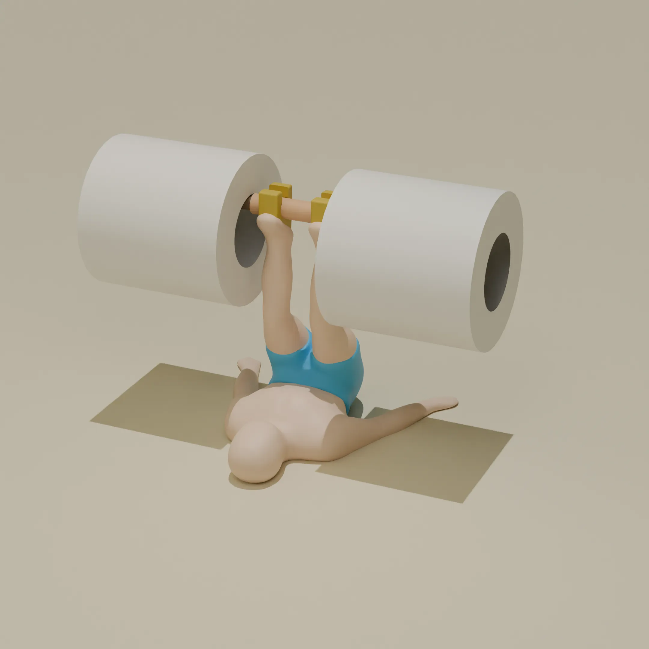 Porta carta igienica Gym Buddy