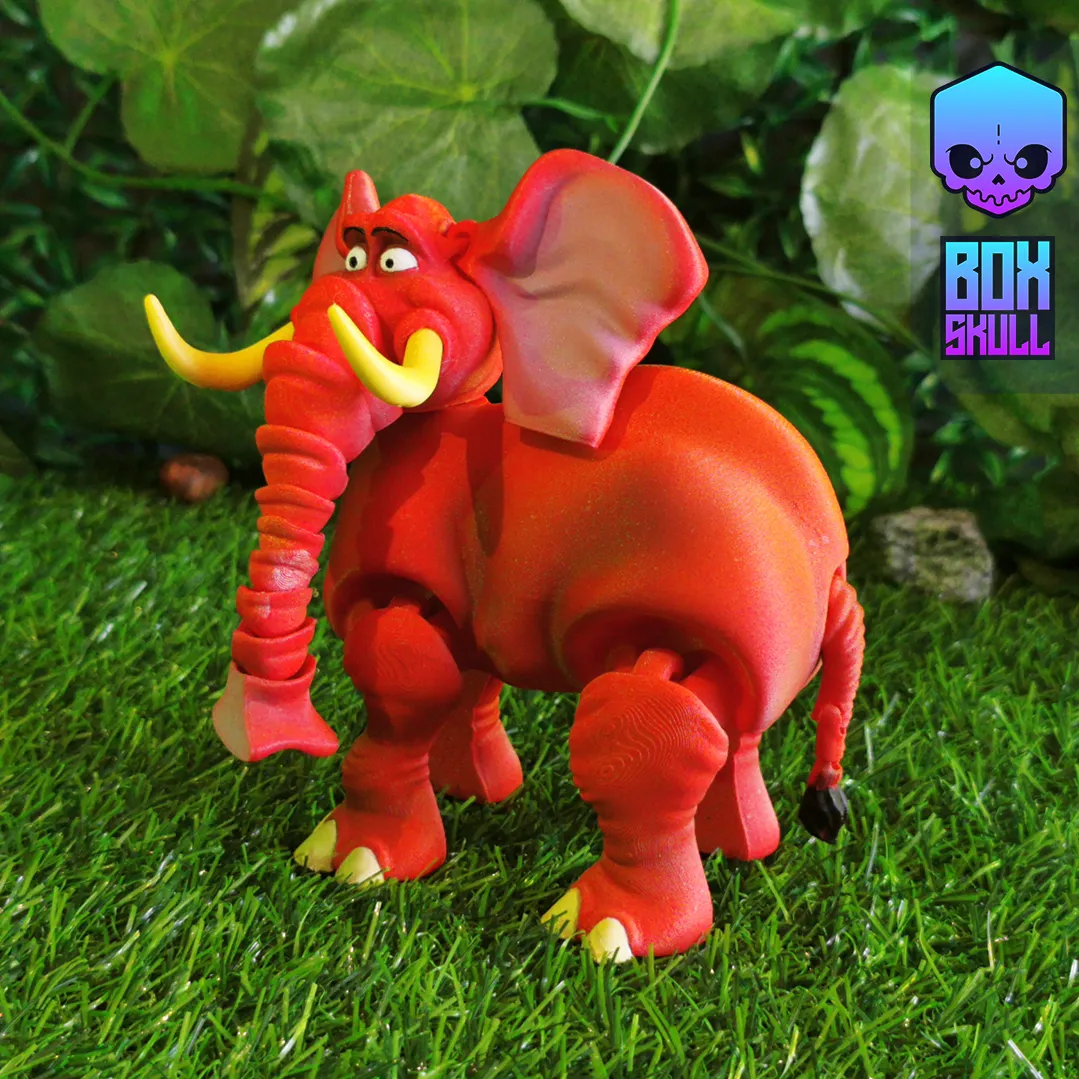 TANTOR TARZAN'S ELEPHANT - FLEXI - ARTICULATED FIGURE, PRINT