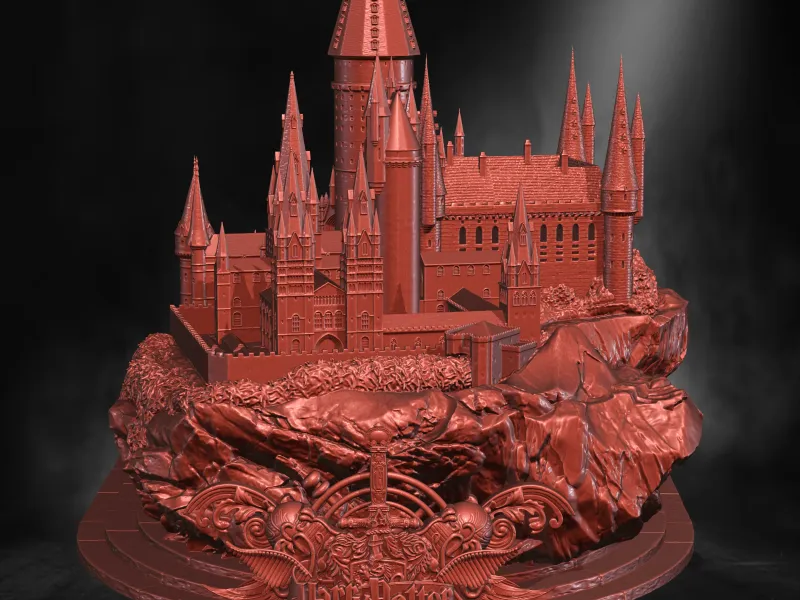 Castello di Hogwarts – Fan Art di Harry Potter STL 🏰✨