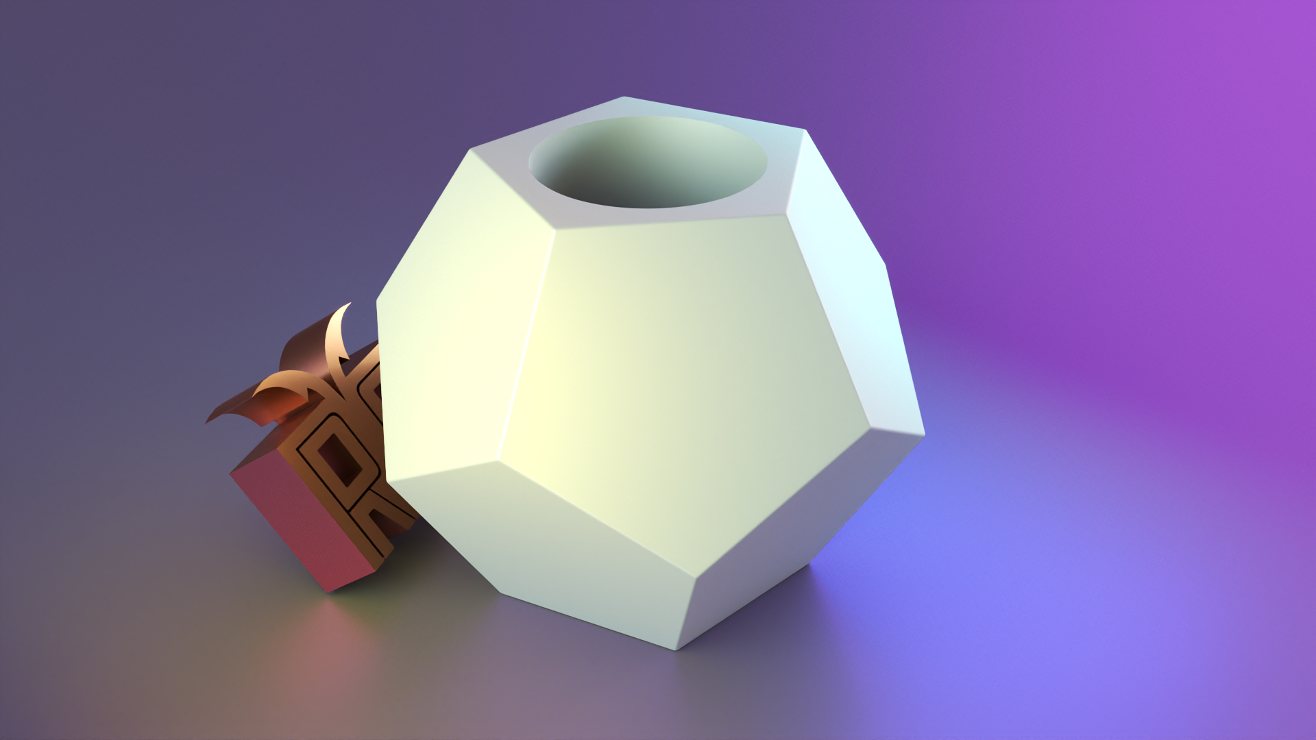 low poly vase 01 3D models download Creality Cloud