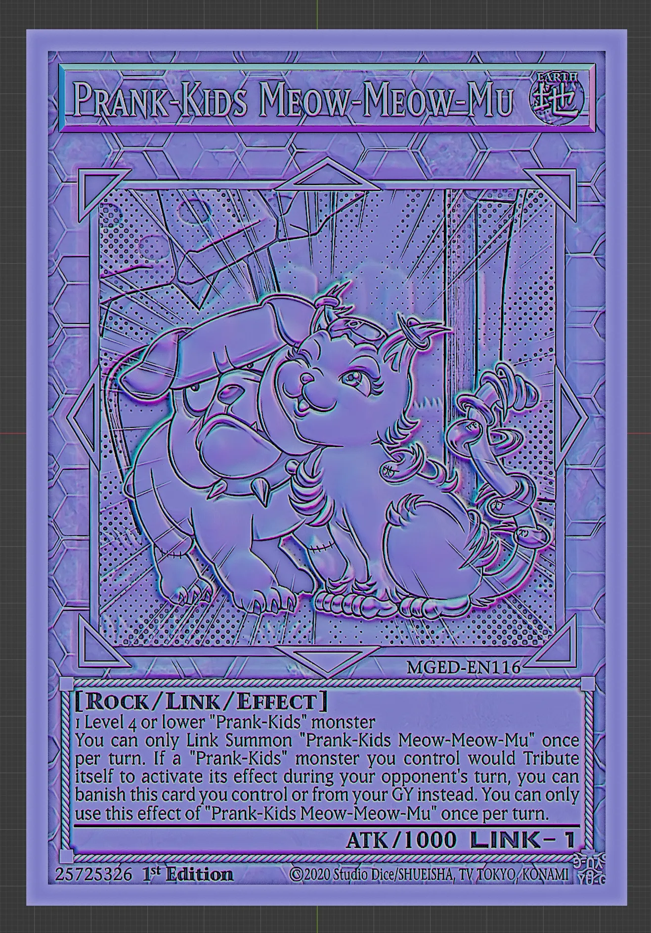Free Other STL Download - Prank-Kids Meow-Meow-Mu - yu-gi-oh!by Wsonuchiha3D