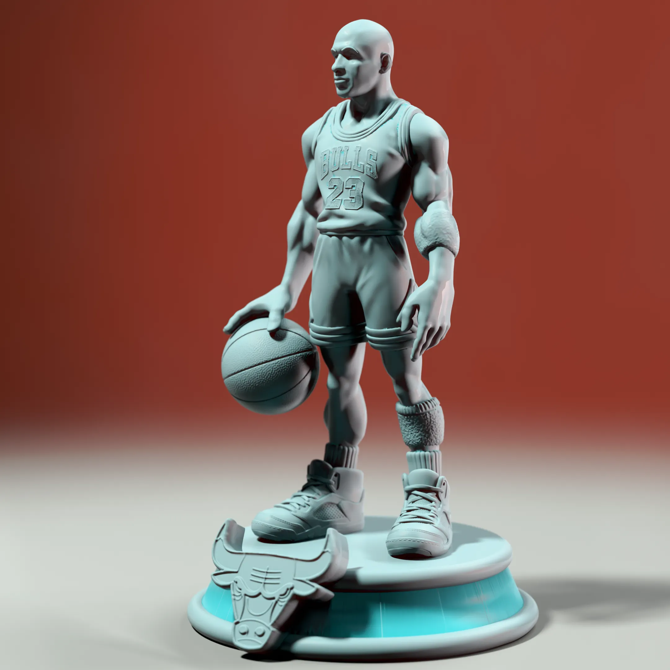 Michael Jordan Bust – Iconic 3D Sculpture