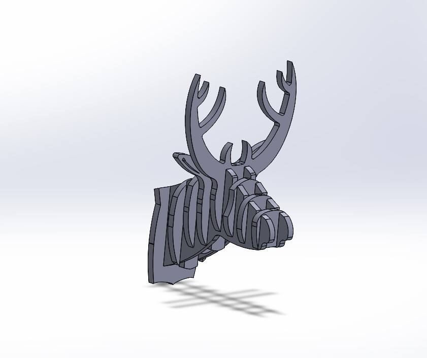 3D Deer Puzzle-0