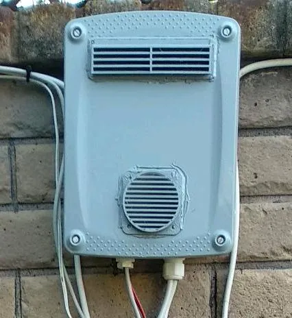 Cabinet vents 60mm Fan and Rectangular vent slanted