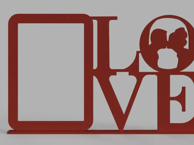 Valentine Love Photo Frame – Perfect Romantic Gift Décor