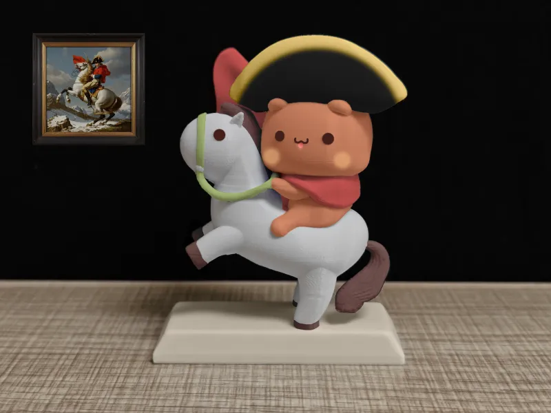 Couple Bear-Napoleon_horse_the Alps_bubu