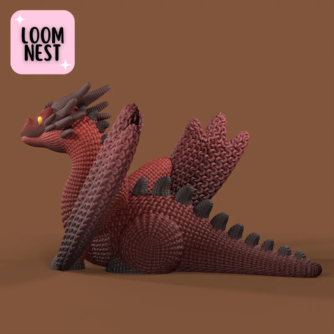 Characters & Creatures STL Descarga - SMAUG KNITTED - CROCHET