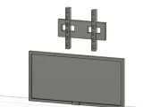 1/24 TÉLÉVISION AVEC SUPPORT / TV WITH WALL SUPPORT-5