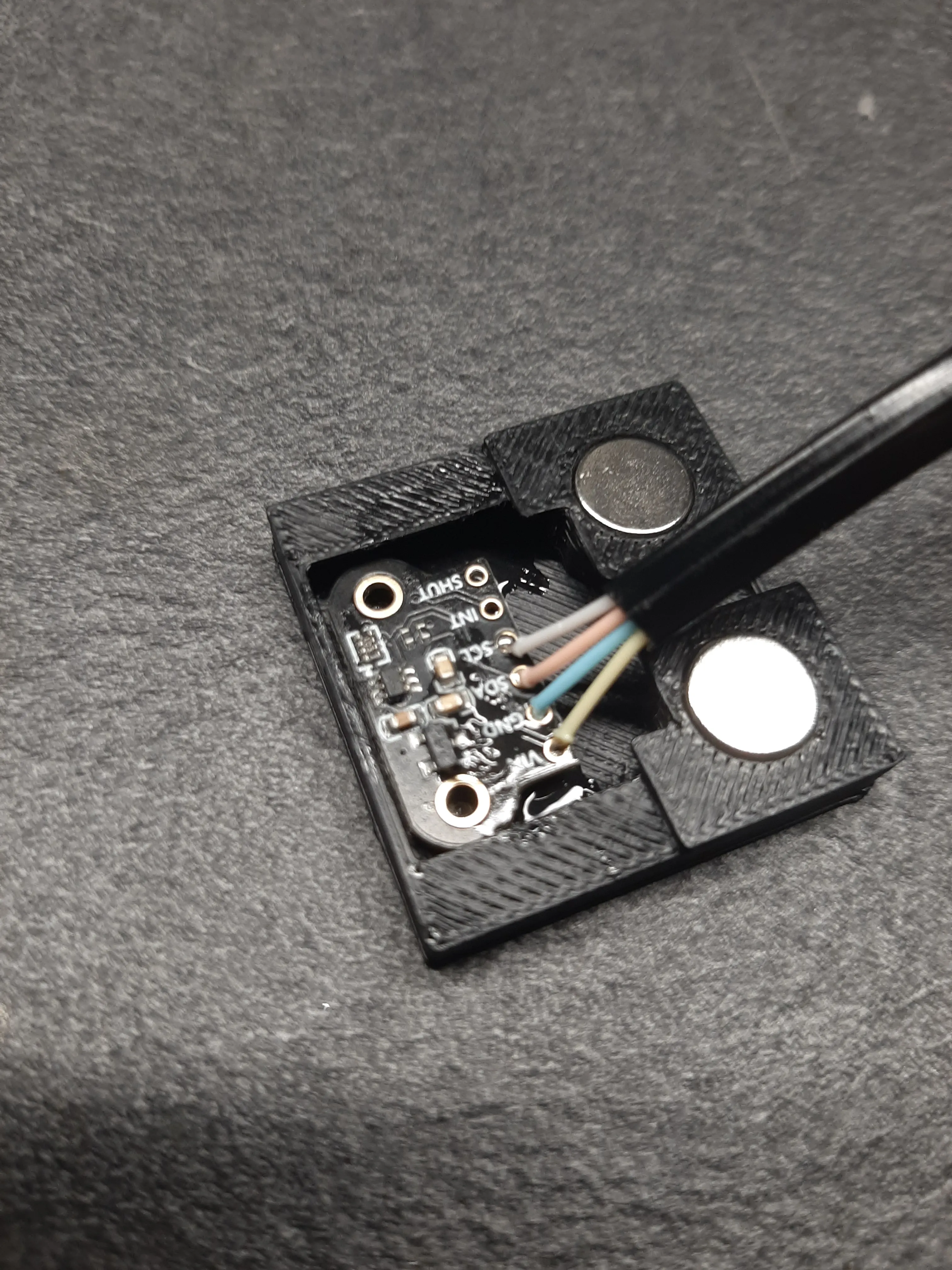 Magnet Support for VL53X TOF sensor