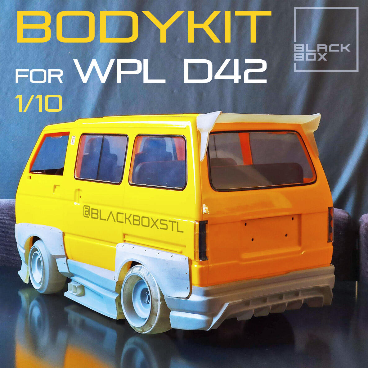 WPL D42 RC BODYKIT BY BLACKBOX 1-10TH
