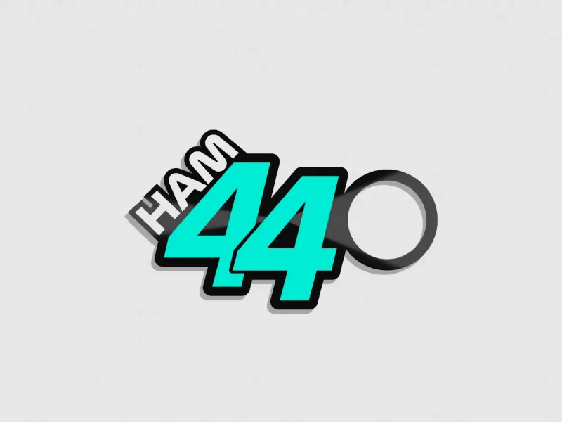 حلقة مفاتيح لويس هاميلتون 44