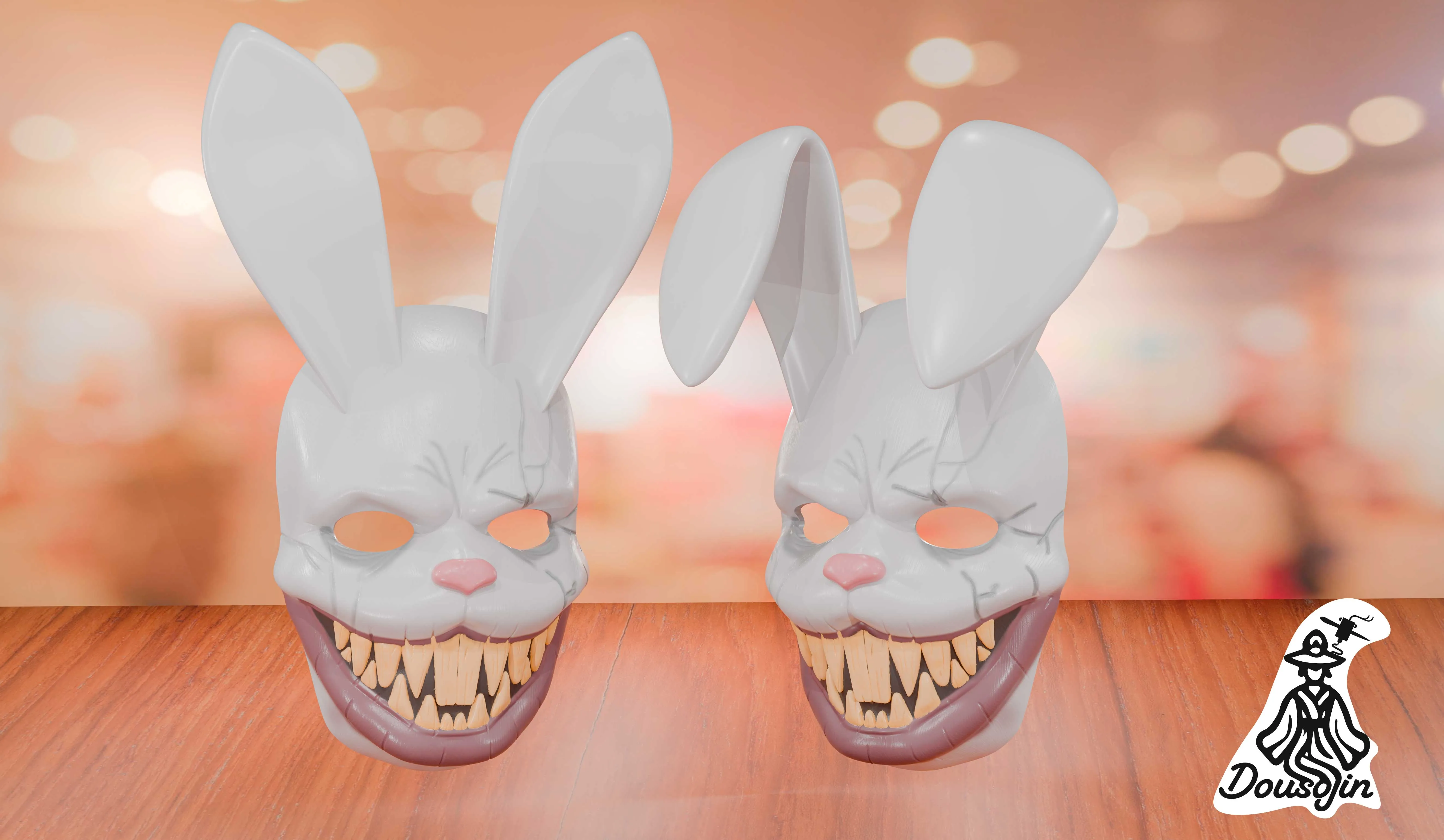Cosplay STL Download - Horrible Rabbit Maskby Dousojin