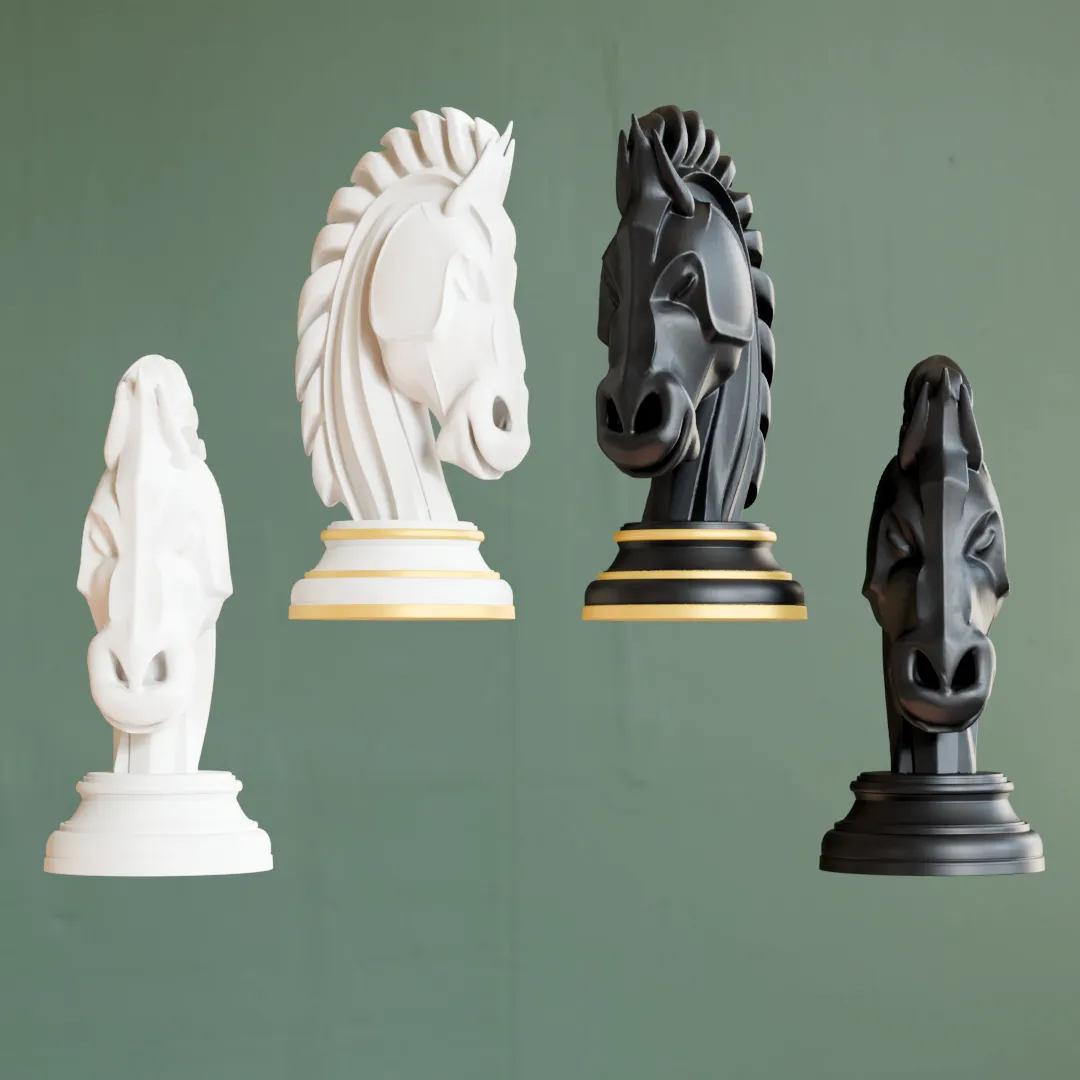 Elegant Chess Set  – Classic Luxury Staunton Style Pieces-6