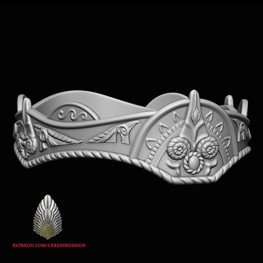 Theoden Crown lord of the rings 3D DIGITAL DOWNLOAD FILE