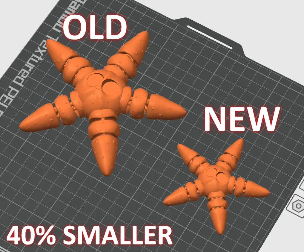MINI FLEXI ARTICULATING STARFISH ( SUPPORT FREE )