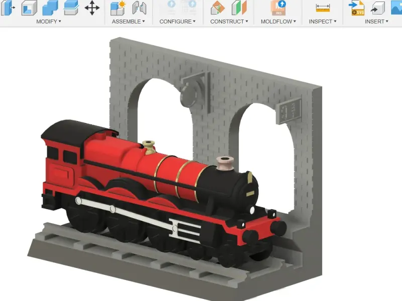 Hogwarts Express with station