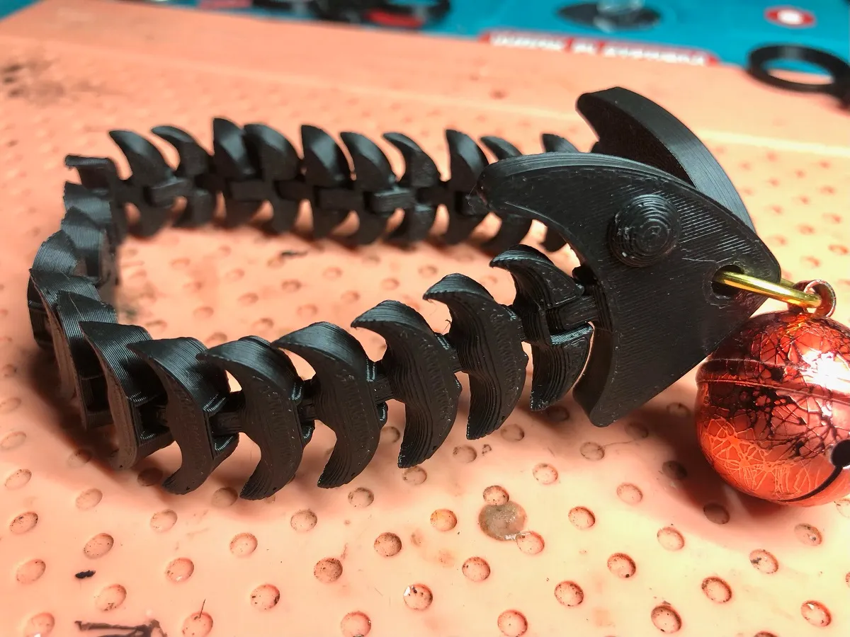 fish bone to cat collar