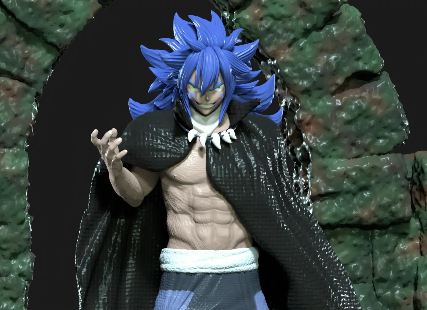 Acnologia fanart - The Dragon King - fairy tail - 3d print