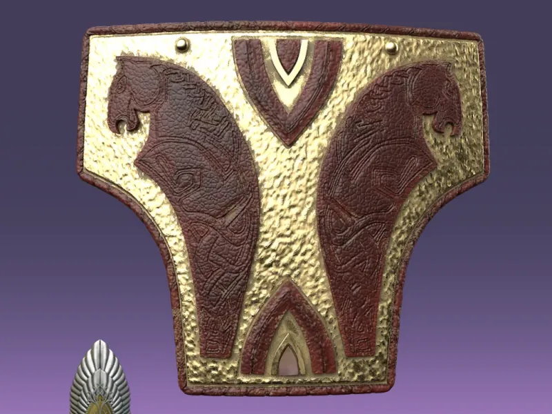 Theoden Hip Armor lord of the rings 3D DIGITAL DOWNLOAD