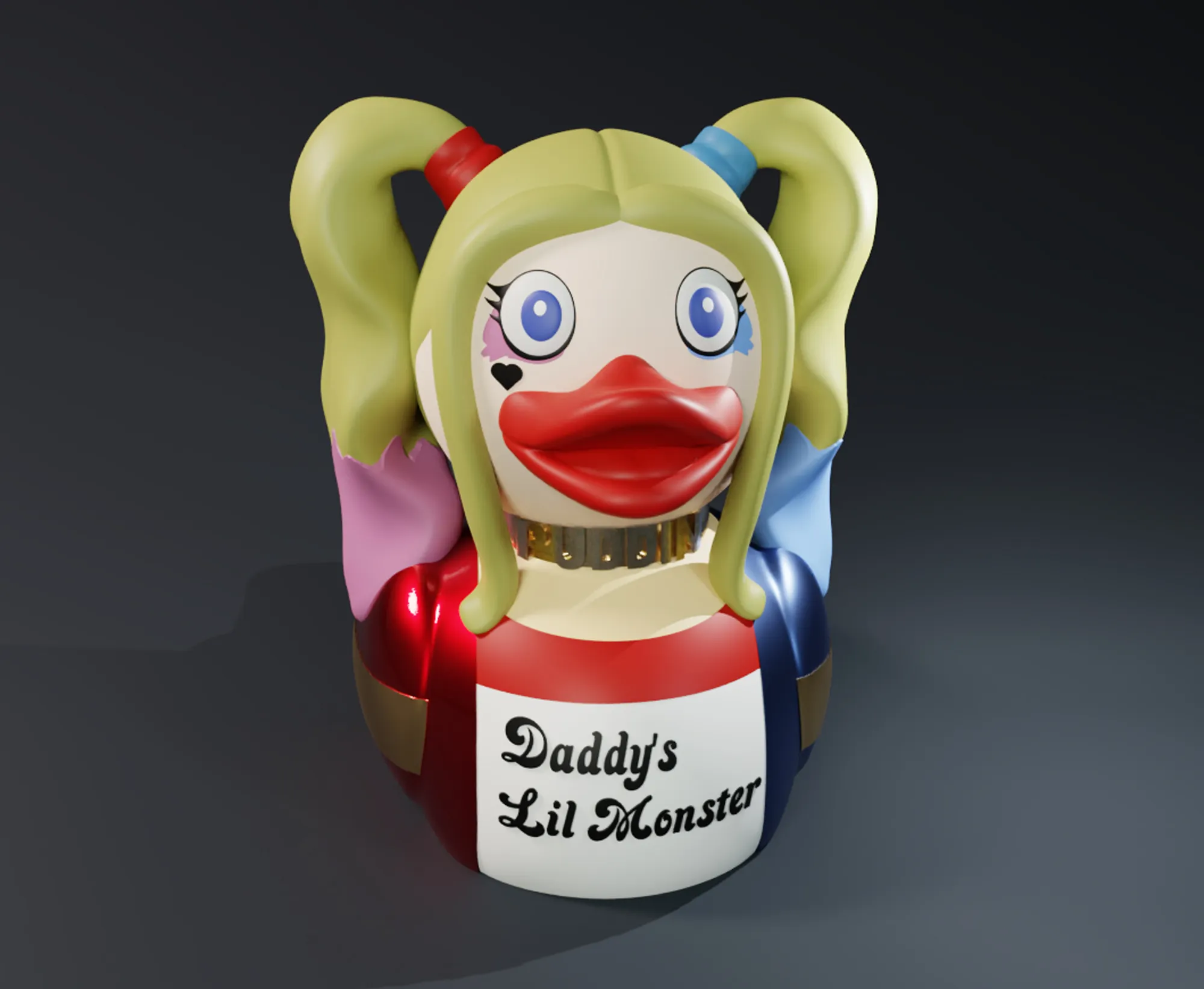 Cute Harley Quinn Rubber Duck