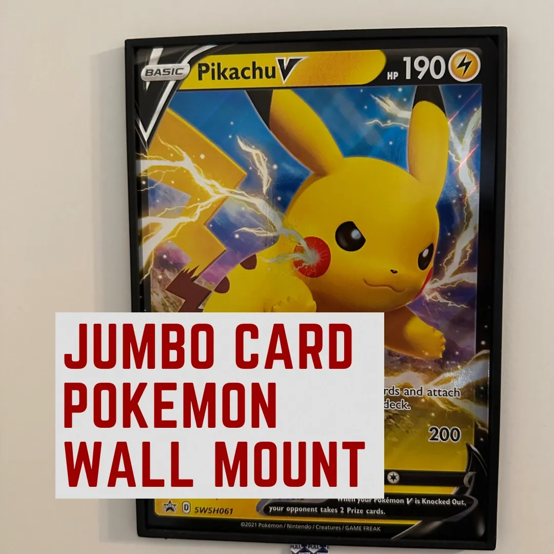 Jumbo Pokemon Card Soporte de pared