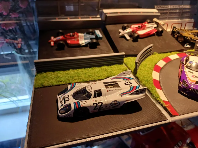 race diorama circuit straight 1/43