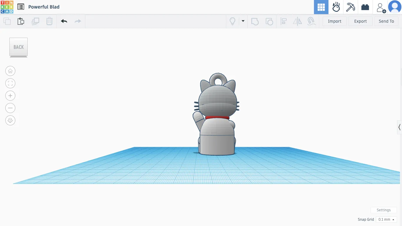 Lucky Cat Luggage/Bag Tag | 3D models download | Creality Cloud