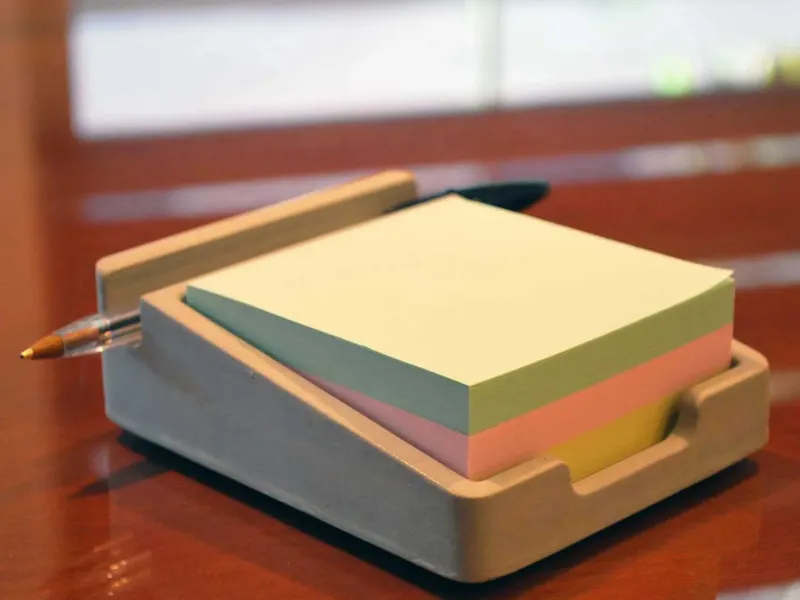 Sticky Note Holder, Post It Note Holder