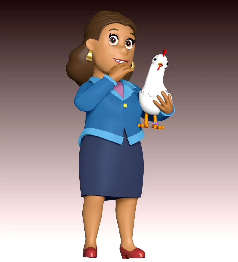 Mayor Goodway And Chickaletta - Paw Patrol