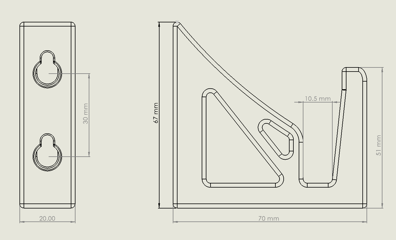 Skateboard wall mount 3D models download Creality Cloud